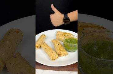 Healthy Papad Paneer Roll ASMR || #shorts #asmr #recipe #sounds #asmrcooking #indianasmrworld