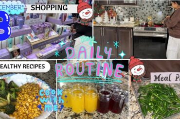 Vlogmas 3 Canada Productive Vlog, Sephora Shopping Healthy Recipes Meal Prep Grocery Organization