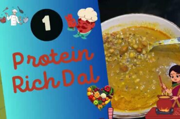High Protein Dal Recipe | Muscle Building Indian Food | Quick & Healthy Dinner