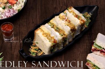 Bokaai's Medley Sandwich | Veg Medley Sandwich Recipe | Loaded Mixed Veg Sandwich | Healthy Sandwich