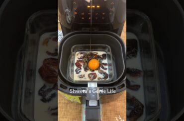 Healthy Dates Cake Recipe in Air Fryer | No Sugar Cake Recipe #shorts #viral #trending #ytshorts #yt