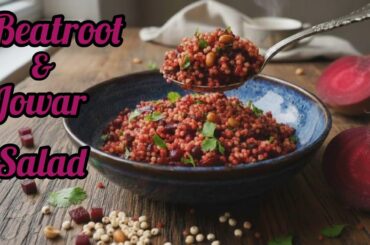 “Sabut Jowar Beetroot Khichdi | High Fiber & Healthy Dinner Recipe | Weight Loss Special Khichdi”