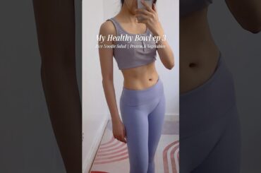 Healthy Bowl ep3 | Plenty of Protein + Veggies | Rice Noodle Salad w/ Peanut Sauce