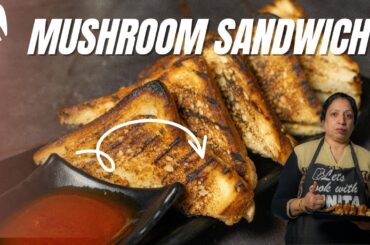 Creamy Mushroom Sandwich | Easy Tiffin & Snack Recipe