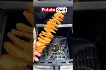 Viral Hack Worked for me and now it’s easy to cook potato swirl at home #hack #viralairfryer