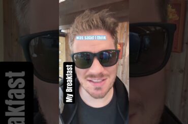 my breakfast salad, toast, cheese. #food #foodiefun #avocado