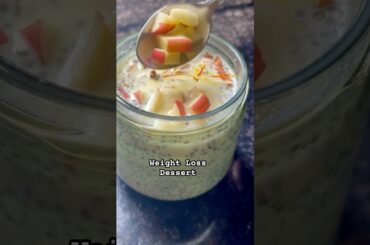 Chia Seeds Pudding for Weight Loss | Healthy Dessert #shorts #chiaseeds #weightloss #shortsvideo