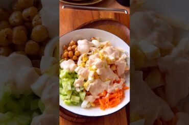 Healthy High protein Viral weight loss Salad | #shorts #trending #viral