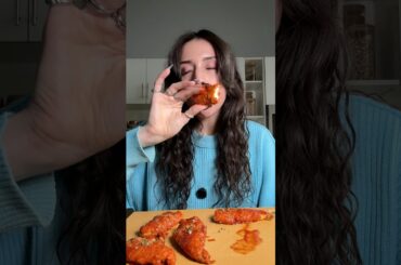 Air fryer spicy bbq chicken wings #healthyrecipes #healthyfood #easyrecipe