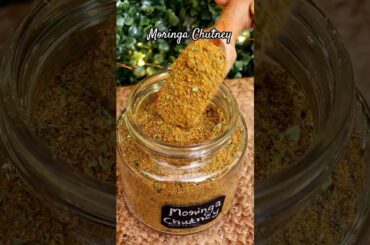 Super food Moringa Drumstick Leaves Chutney Powder #moringa #indiakatadka #recipeoftheday #recipe