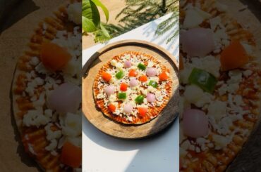 Healthy Pizza Paratha | Easy tiffin,& Snack Recipe #short #pizza #youtubeshorts #shortsfeed #viral