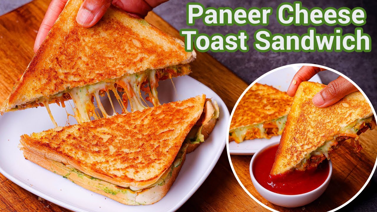 Paneer Cheese Toast Sandwich | Street Style Kids Favourite Snack | Easy Cheesy Sandwich Recipe Paneer Cheese Toast Sandwich | Street Style Kids Favourite Snack | Easy Cheesy Sandwich Recipe