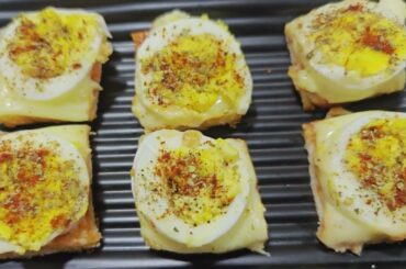 Healthy Bread Snacks Recipe | Boiled Egg Sandwich Recipe | Trending Evening Snacks | #recipe