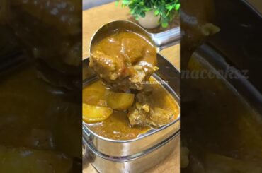 Lunch Recipe: Rice n mutton kulambu | egg n fruit #shortsfeed #lunchideas #lunchbox