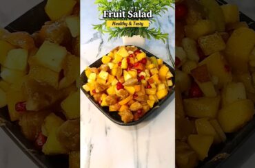 Healthy Fruit Salad | 2-Minute Refreshing Snack | Kitchen Mastani #healthy #recipe #viralvideo