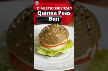 No Flour, Help Loose Weight - Quinoa Peas Bun #recipe