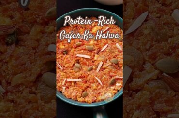 Low Fat Gajar Ka Halwa Recipe | How To Make High Protein Gajar Ka halwa | Healthy Carrot Dessert