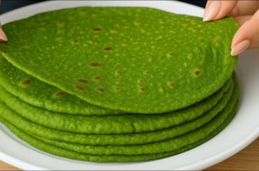 No Flour Oat & Spinach Bread | Healthy, Low-Calorie & Weight Loss