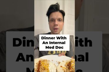 What an Internal Medicine Doctor Actually Eats for Dinner #shorts #doctor #weightloss