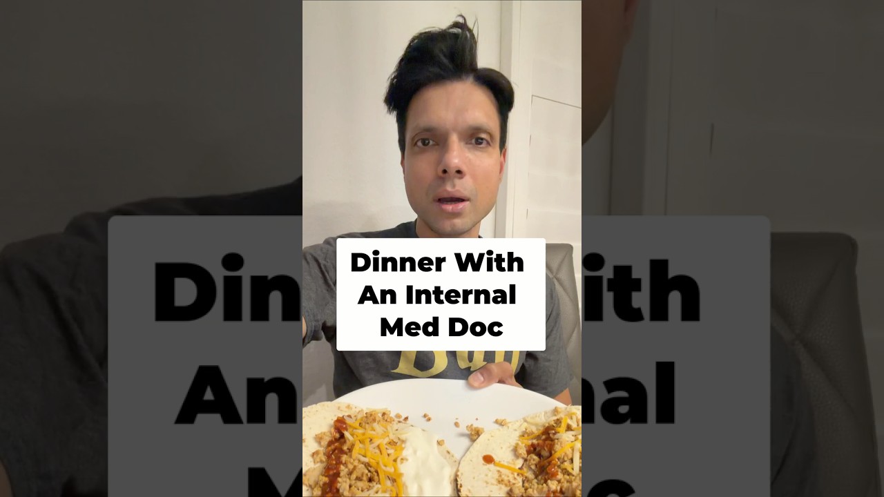 What an Internal Medicine Doctor Actually Eats for Dinner #shorts #doctor #weightloss What an Internal Medicine Doctor Actually Eats for Dinner #shorts #doctor #weightloss