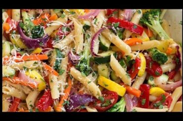 "Easy Vegetable Pasta Recipe | Quick & Healthy Dinner in 10 Minutes"