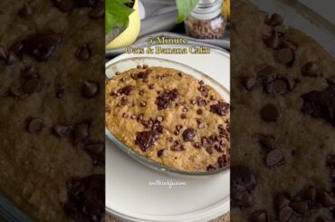 5 Min Oats Banana Cake recipe | Healthy Cake recipes | Recipes for weight loss #healthyrecipes