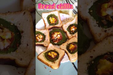 Bread chilla #healthy recipe #viral shorts #chilla #lunchbox recipe