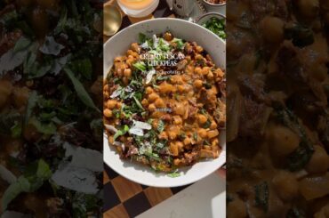 Healthy meals you’ll actually make: Creamy Tuscan chickpeas #easyhealthyrecipes