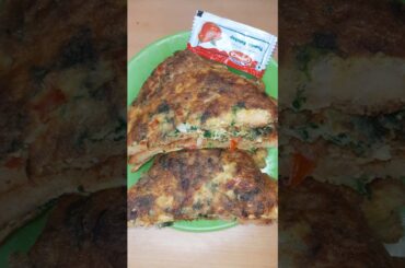 Healthy Egg Bread | Easy Bread Omelete | #shorts #anahomeflavors #eggbreadrecipe #food