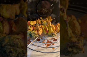 Healthy snacks | Veg skewers in oven | Grilled veggies | Recipes for weight loss