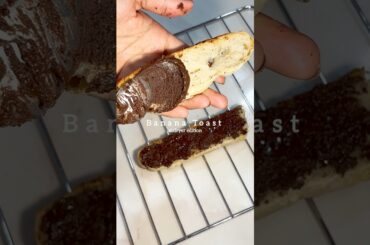 Caramelised Banana Toast|Healthy Breakfast recipe | viral banana toast #shorts #food #healthy