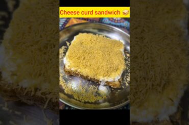 Easy, Tasty & Healthy Homemade Curd Cheese Sandwich #trendingshorts #dilicious #eveningsnacks #chats