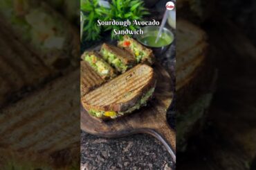 sourdough Avacado Sandwich | Healthy Avacado recipe #shorts #recipe #viral #avacados #sandwich