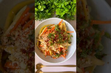 Thai Guava Raw Mango Salad | Healthy Salad Recipe | Diet Friendly, No oil, Single Serve Bowl