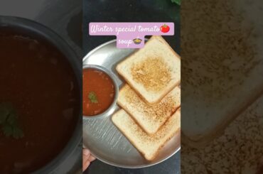 Healthy Tomato Soup for Winter Evenings #winter #healthyrecipes #shorts  #winterrecipes #tomatosoup