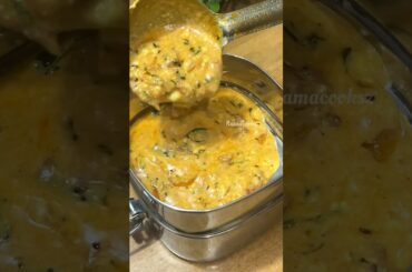 Lunch Recipe: Rice n curd kulambu | Appalam n fruit #shortsfeed #lunchbox #lunchideas