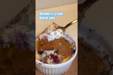 Healthy breakfast baked oats #bakedoats #breakfastideas #healthyrecipes #breakfast #protein