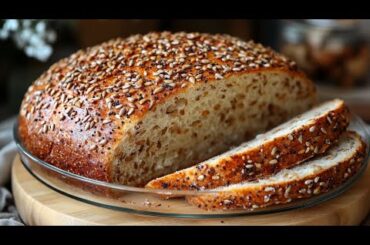 Gesundes Brot in 5 Minuten! Ohne Mehl und Hefe!