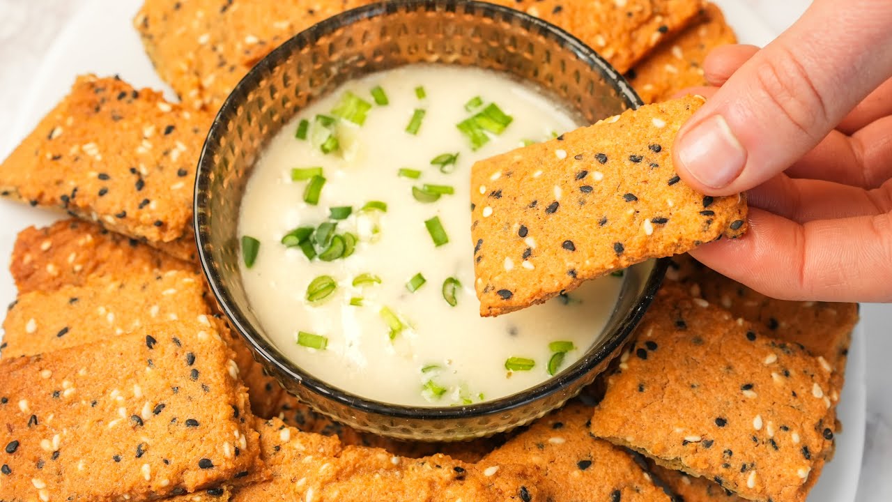 Easy Protein Snack! Crispy Lentil Crackers! Quick Recipe! Easy Protein Snack! Crispy Lentil Crackers! Quick Recipe!