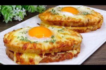 This Breakfast Sandwich Is So Easy To Make! | Easy Bread & Egg Breakfast |5 minute breakfast