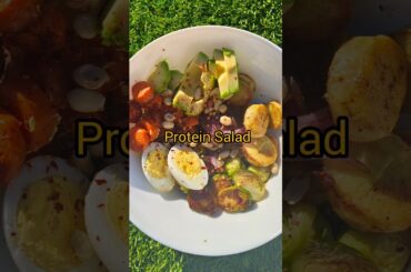 Brussels Sprouts Sweet Potato Egg Salad l  High-Protein Avocado Egg Veggie Bowl