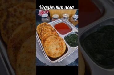 healthy veggies suji bun dosa recipe#shorts #recipe#recipe#rawarecipe