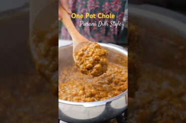 Trending  One Pot Chole | Purani Dilli Style Chole at home |  Easy Recipe | #recipe #onepotmeal