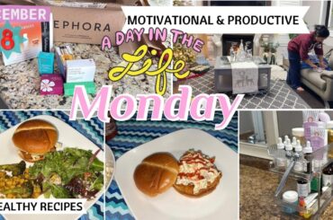 Vlogmas 8 Full Motivational Productive Vlog, House Managing Tips, Healthy Recipes, Clean & Organize