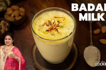 Badam Milk | Homemade Badam Premix Powder | Almond Milk Recipe | Healthy Drink