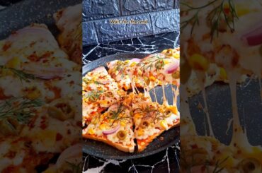 Super crispy and easy pizza recipe #shorts #pizza #nooven