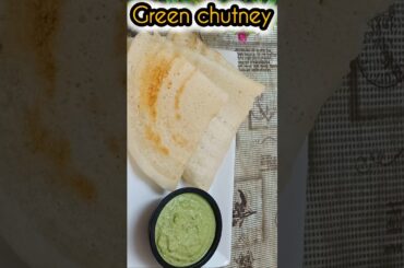 Green Chutney Recipe #chutney #trending #healthy #tasty#viral #ytshorts #shortsfeed #dosachutney