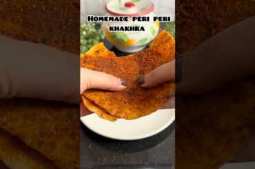 Crispy Homemade khakhra recipe | khakhra at home | healthy snack idea #shorts#khakhra#food#viral