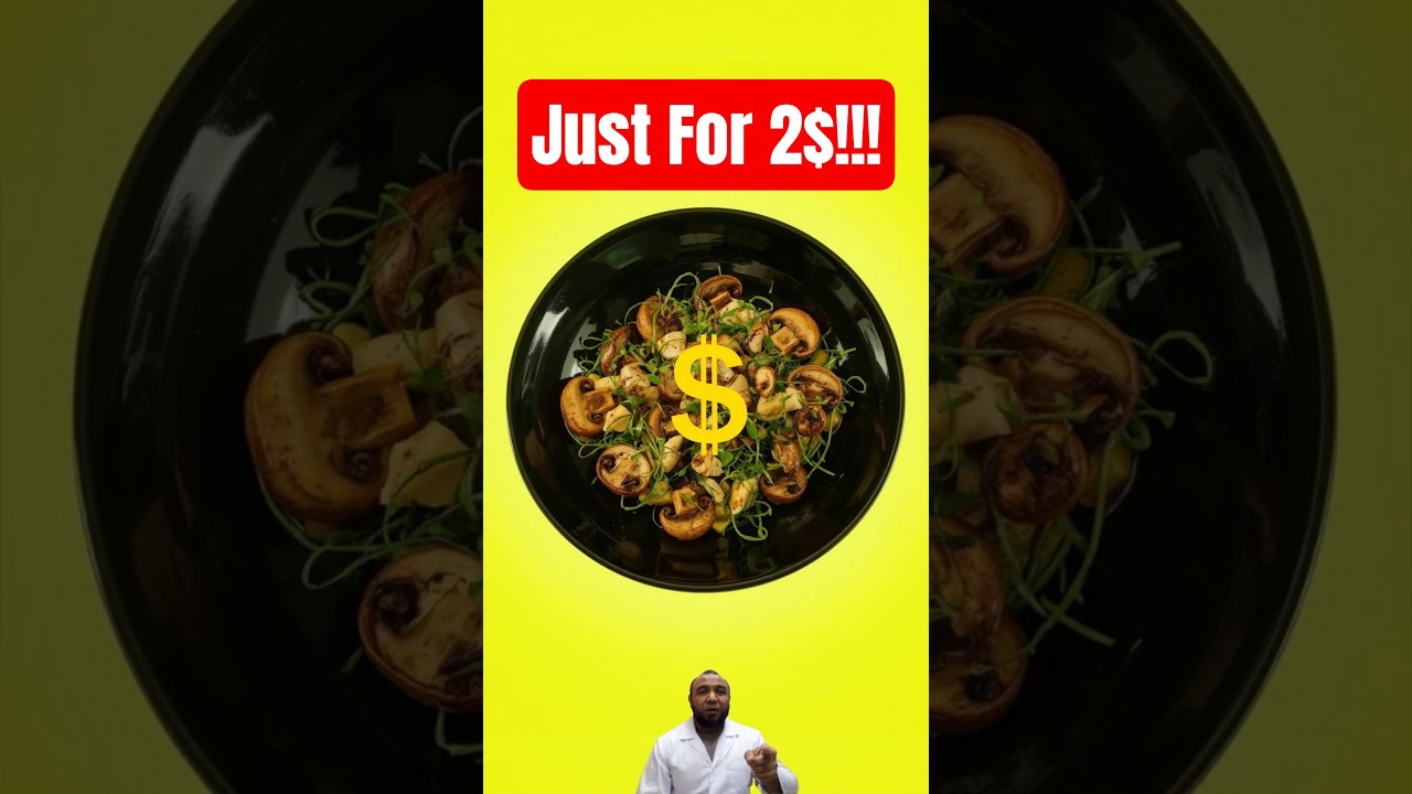 Diabetic Friendly Mushroom Protein Salad Just for 2$! #diabetes Diabetic Friendly Mushroom Protein Salad Just for 2$! #diabetes