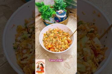 Low-Calorie Corn Chaat: Tasty, Healthy & Super Easy! Best evening snack #shorts #ytshorts #diet